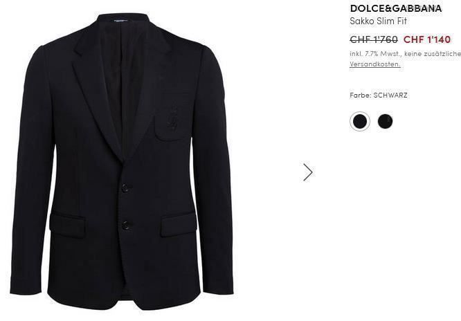 Dolce & Gabbana Giacche: Dolce & Gabbana Jacke / Veste/ blazer  . 48 – Usato da Collonges venduto da Auganien 1