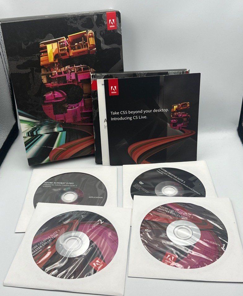 Adobe Software: Adobe CS5 Master Collection - Englisch Windows Retail – Usato da Steinhausen venduto da jm-software-ch
