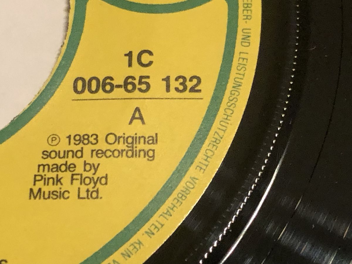Dischi in vinile: Pink Floyd. 1983. not now john – Usato da Faulensee venduto da Mizuno06 5