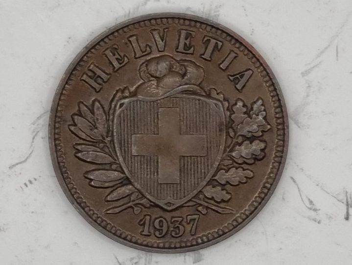 Tutti le monete: 2 rappen 1937 VZ+ – Nuovo (secondo la descrizione) da Bure venduto da chap981