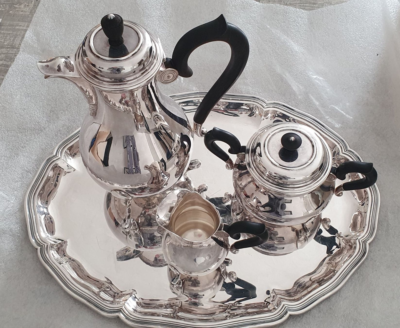 Jezler Piatti di portata: JEZLER  SET CAFFE MIT PLATEAU – Nuovo e nell'imballaggio originale da minusio venduto da Leg_elliot02