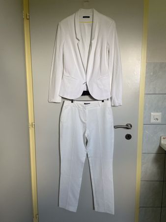 Ensemble tailleur blanc Promod, taille 36/38, jamais porté