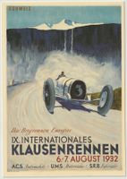 IX.Internationales Klausenrennen 1932, Automobilrennsport