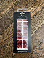 myfingerprint.ch Nagelsticker Bordeaux Karo 20 Stuck neu