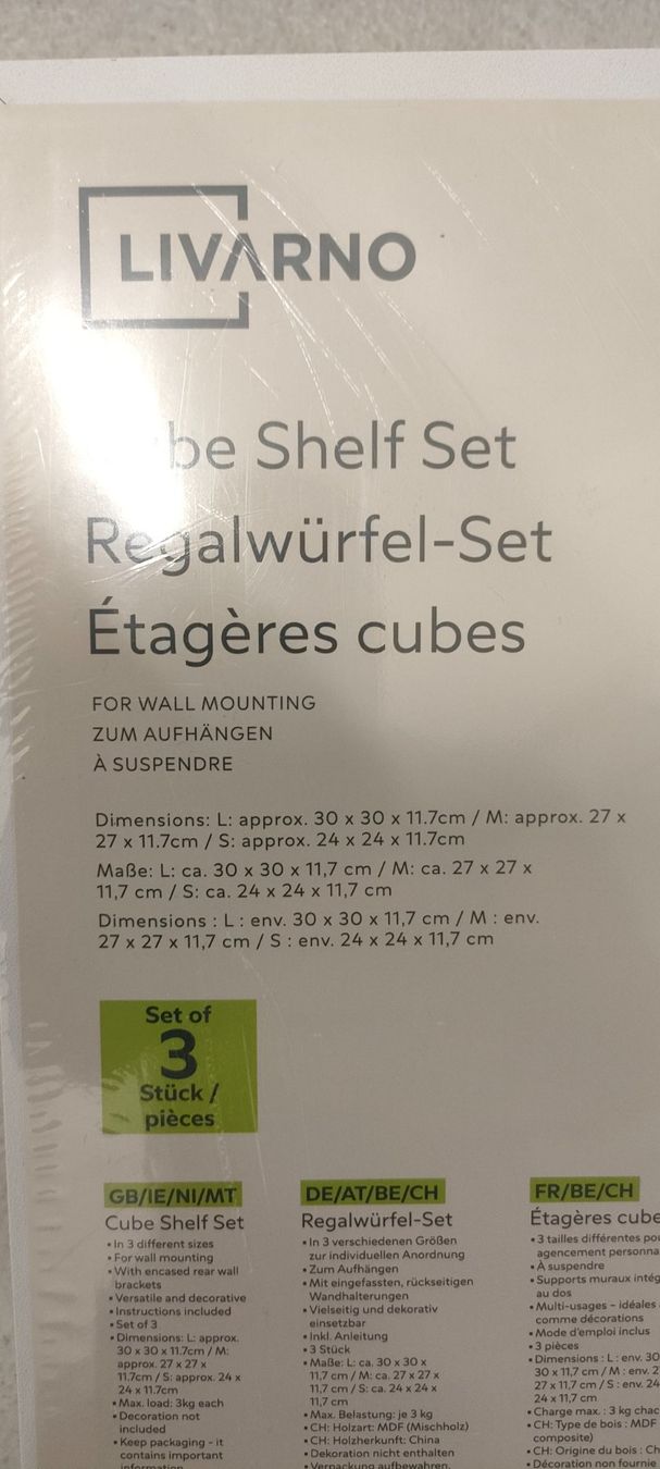 Scaffali: 3er Regal Set neu – Nuovo e nell'imballaggio originale da Muri AG venduto da Mupuputs 4