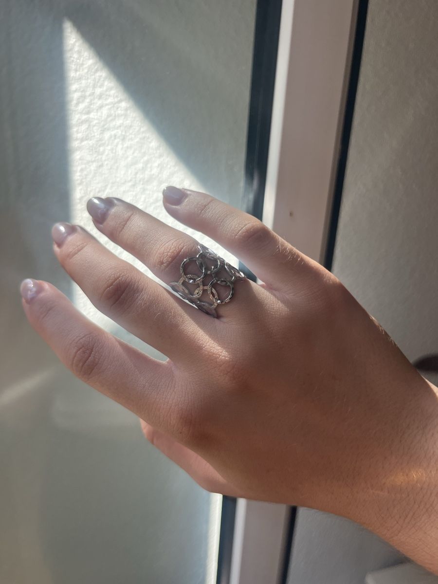 Bagues: Silver ring does not tarnish – D'occasion à Zürich par sunshinezuerich