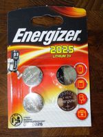 4er Energizer CR 2025 Lithium 3V, Haltbarkeit bis 07.2025