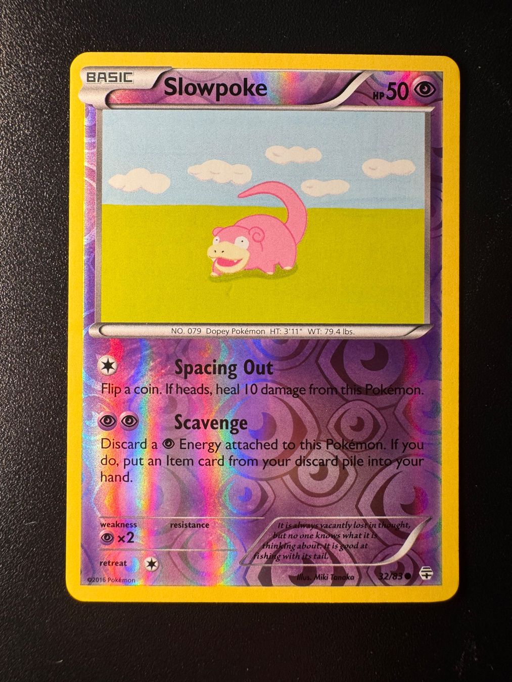 Pokémon Sammelbilder & Trading cards: Pokemon Slowpoke GEN 32 reverse – Gebraucht aus Corticiasca von gio_yp69