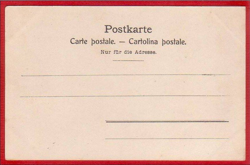 Ansichtskarten: FLÜELEN, MONDSCHEIN-LITHO 1900/05 – Gebraucht aus Grüningen von Kartenlaube 1