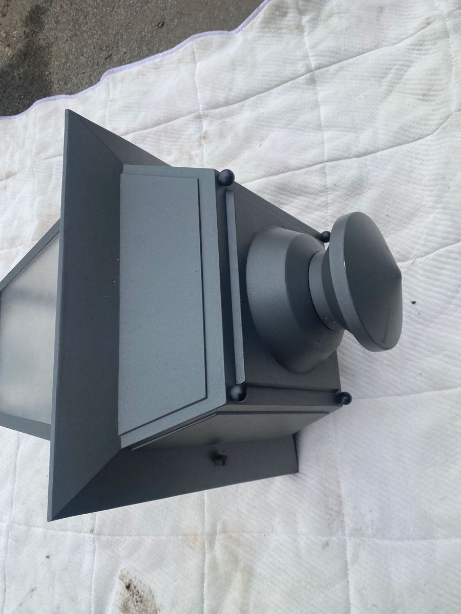 Lampen: Strassenlaterne 76x45cm, neuwertig, anthrazit Grau – Neu (gemäss Beschreibung) aus Seon von Sock21 1