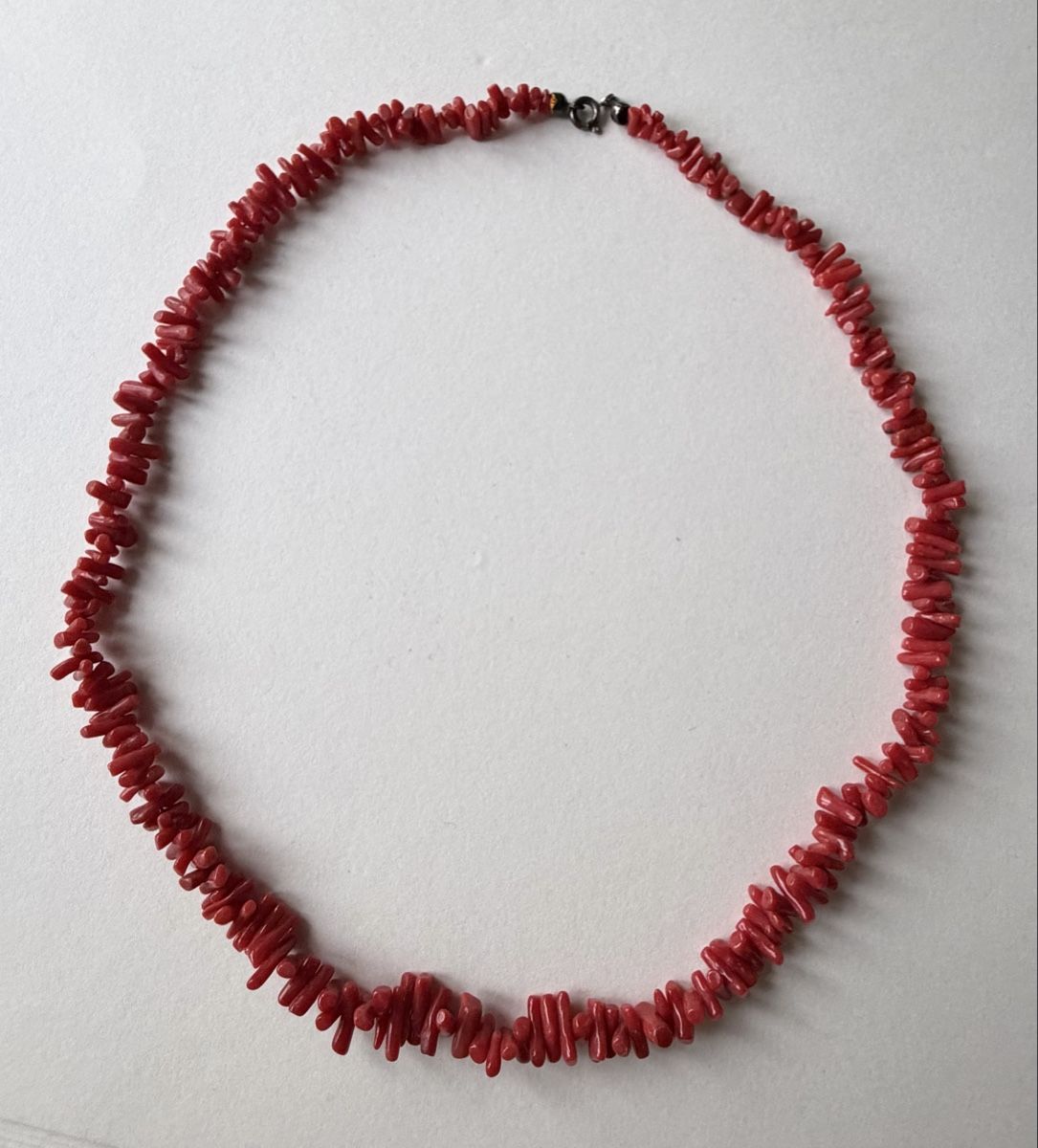 Catenine: Korallenkette mit 925 Silber Verschluss  – Usato da Gossau venduto da Magic999 1