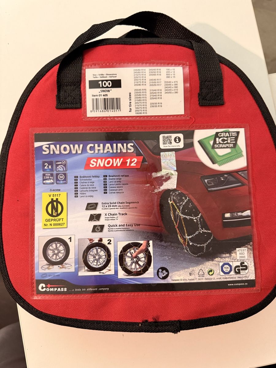 Chaînes à neige: Schneeketten Compass Snow 12, Grösse 100 – Neuf (Voir description) à Langnau am Albis par jor_v5c2