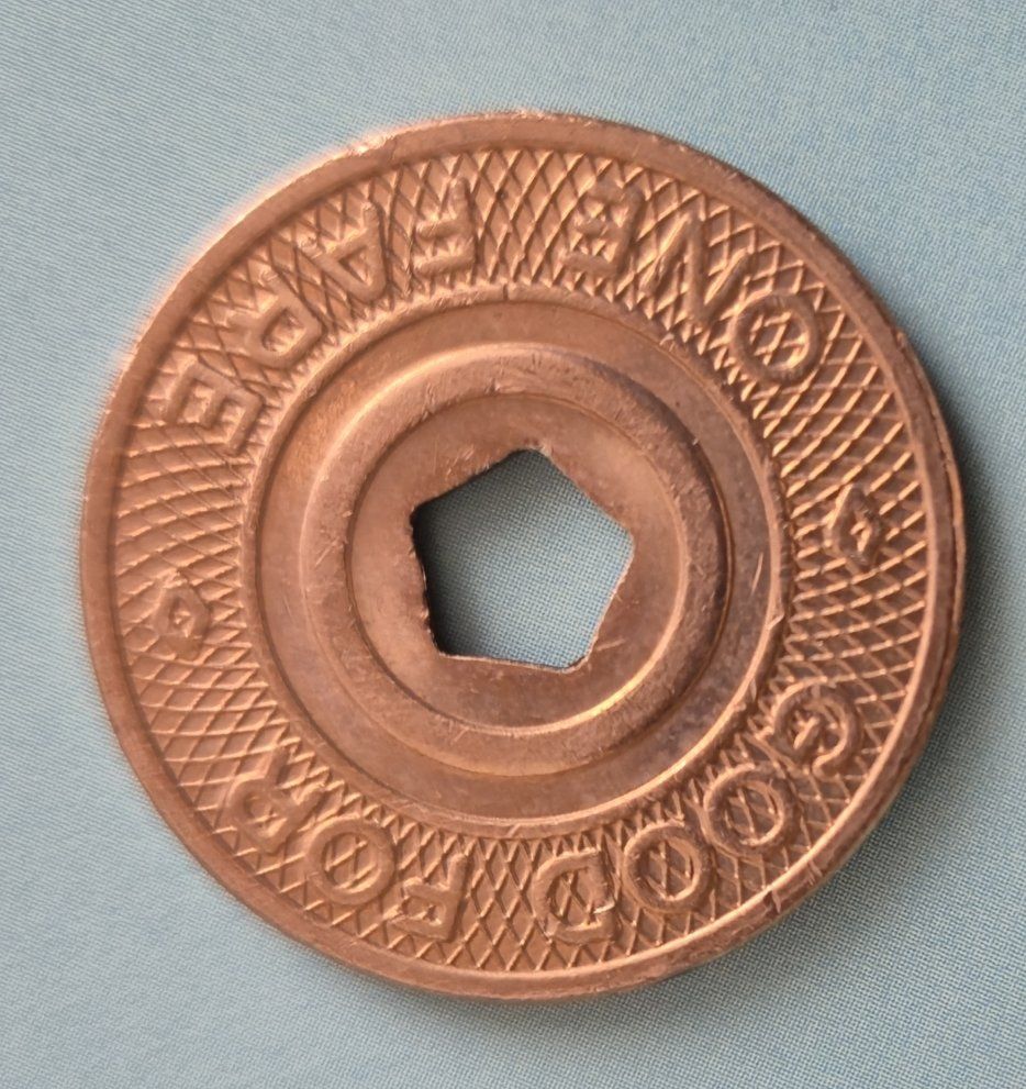 Alle Münzen: Last New York City Transit Token – Gebraucht aus Fällanden von Blausegelfliege