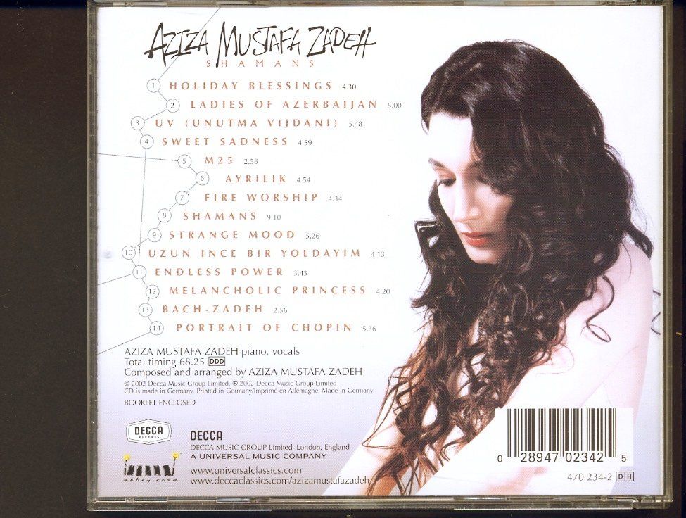 CD: Shamans - Aziza Mustafa Zadeh – Usato da Delémont venduto da MaxPlan 1