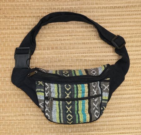 Bauchtasche Hüfttasche Crossbody Bag Baumwolle Nepal-Style