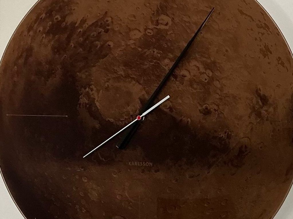 Orologi: Mars Oberfläche, Wanduhr Karlsson – Nuovo (secondo la descrizione) da Schnottwil venduto da rx1_kw7j 1