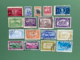 Alte Briefmarken Sammlung Afghanistan diverse Werte