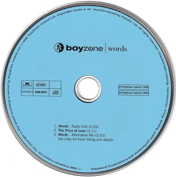 CD: BOYZONE (CD-Single) Words  NEUWERTIG! – Nuovo (secondo la descrizione) da Zürich venduto da Tarafo5 1