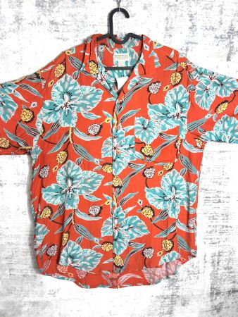 VINTAGE 80s BANANA REPUBLIC HAWAII SHORT SLEEVES SHIRT Sz: M
