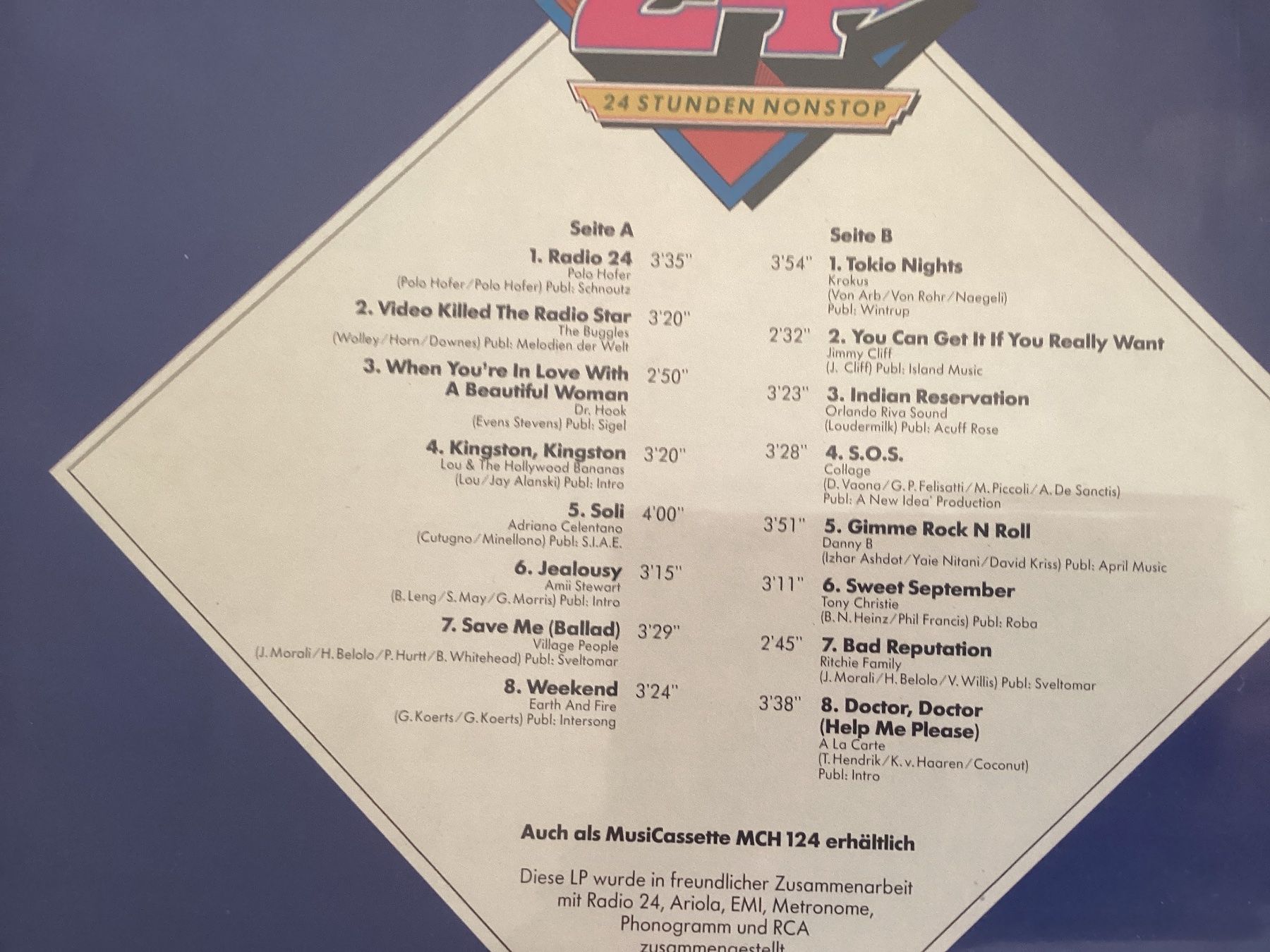 Dischi in vinile: Radio 24 LP – Usato da Gutenswil venduto da Hamzian 1