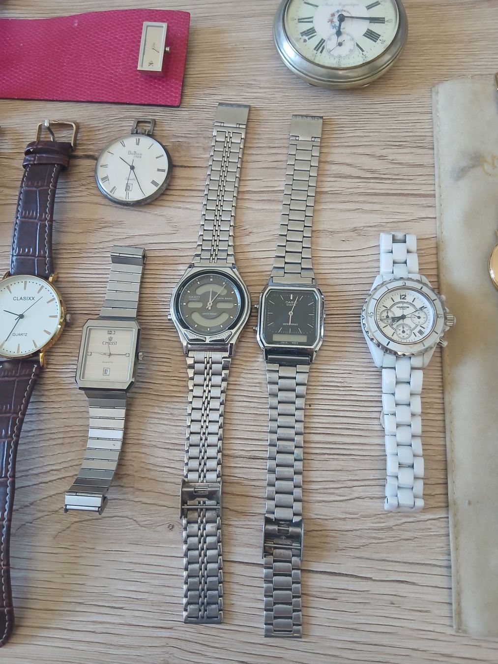Casio Montres: Lot Uhren 2xCasio,2xCK,Swatch Automatic,K&Bros Chrono, – Défectueux à Murten par Elyanis 2