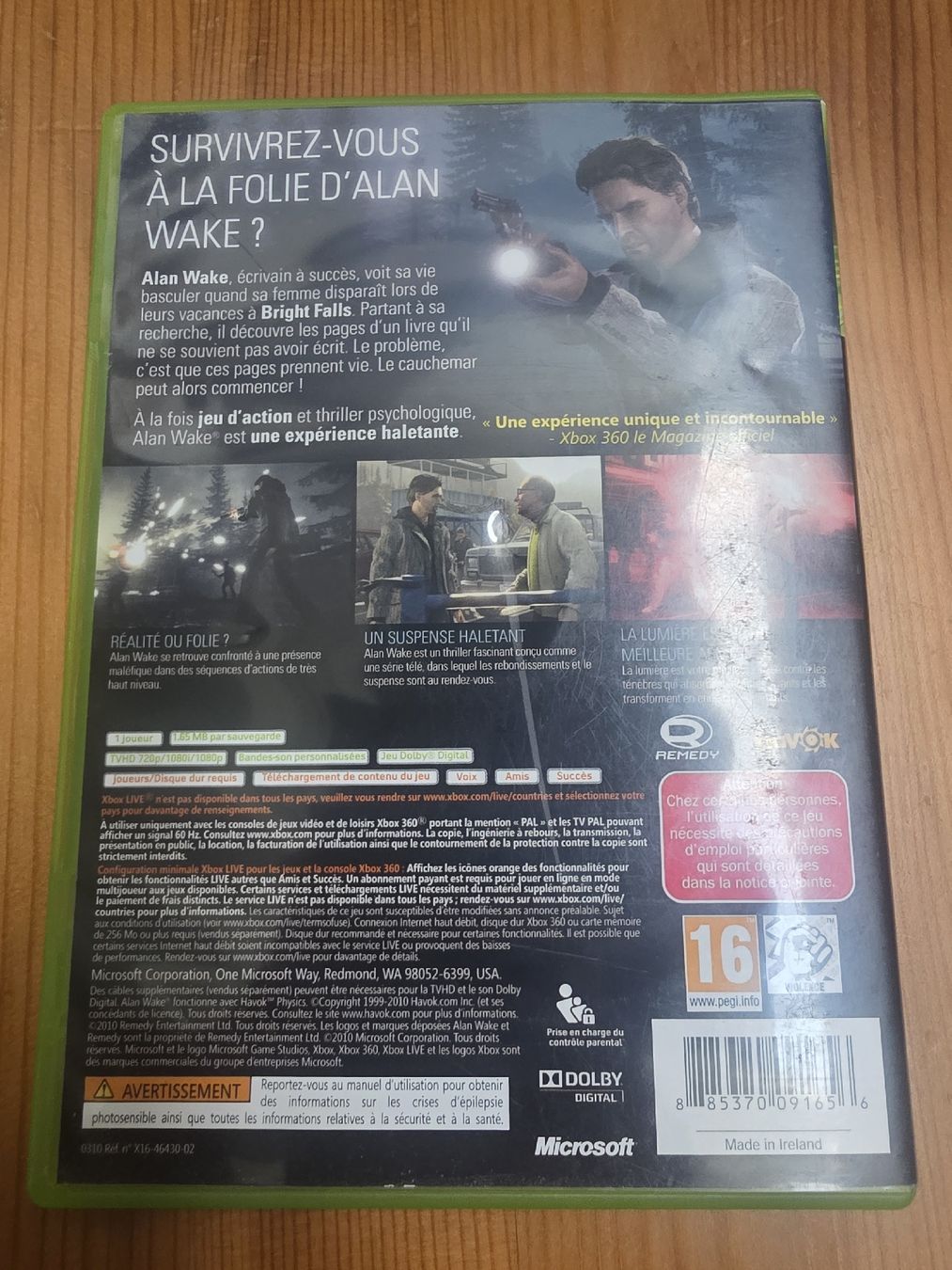 Giochi: Alan Wake Xbox 360 – Usato da Chavornay venduto da Crash37 1