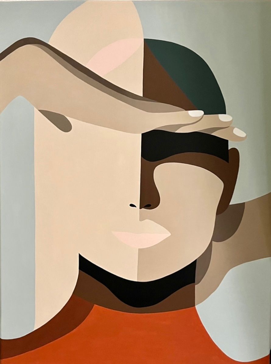 Dipinti: Abstraktes Acryl Bild Face – Nuovo e nell'imballaggio originale da Züberwangen venduto da biene_83 1
