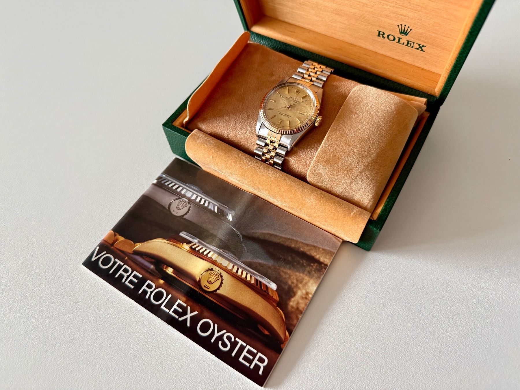 Rolex Uhren: ROLEX Datejust 36, 16013, “Linen Dial”, Automatic, Jubilé – Gebraucht aus Le Mont-sur-Lausanne von LycaGallery 7