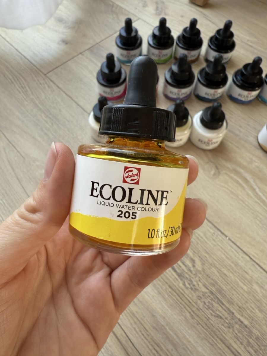 Royal Talens Colori: Ecoline 16 flüssige Wasserfarbe  – Nuovo (secondo la descrizione) da Sarmenstorf venduto da Nathaliie_21 3