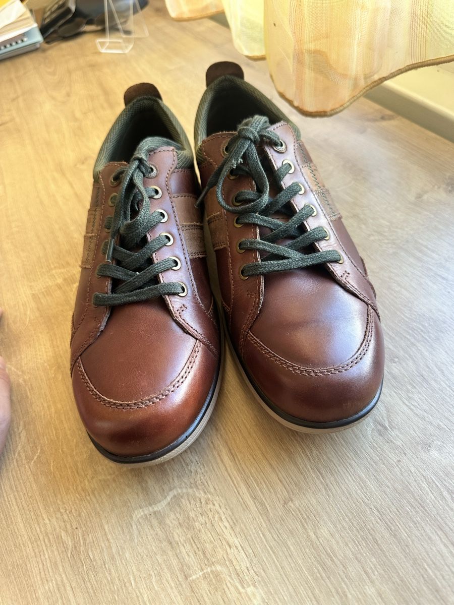 Barbour Scarpe da uomo: Barbour Herren Leder-Sneaker / Halbschuhe – Usato da Wildegg venduto da dmy_8j9x 6