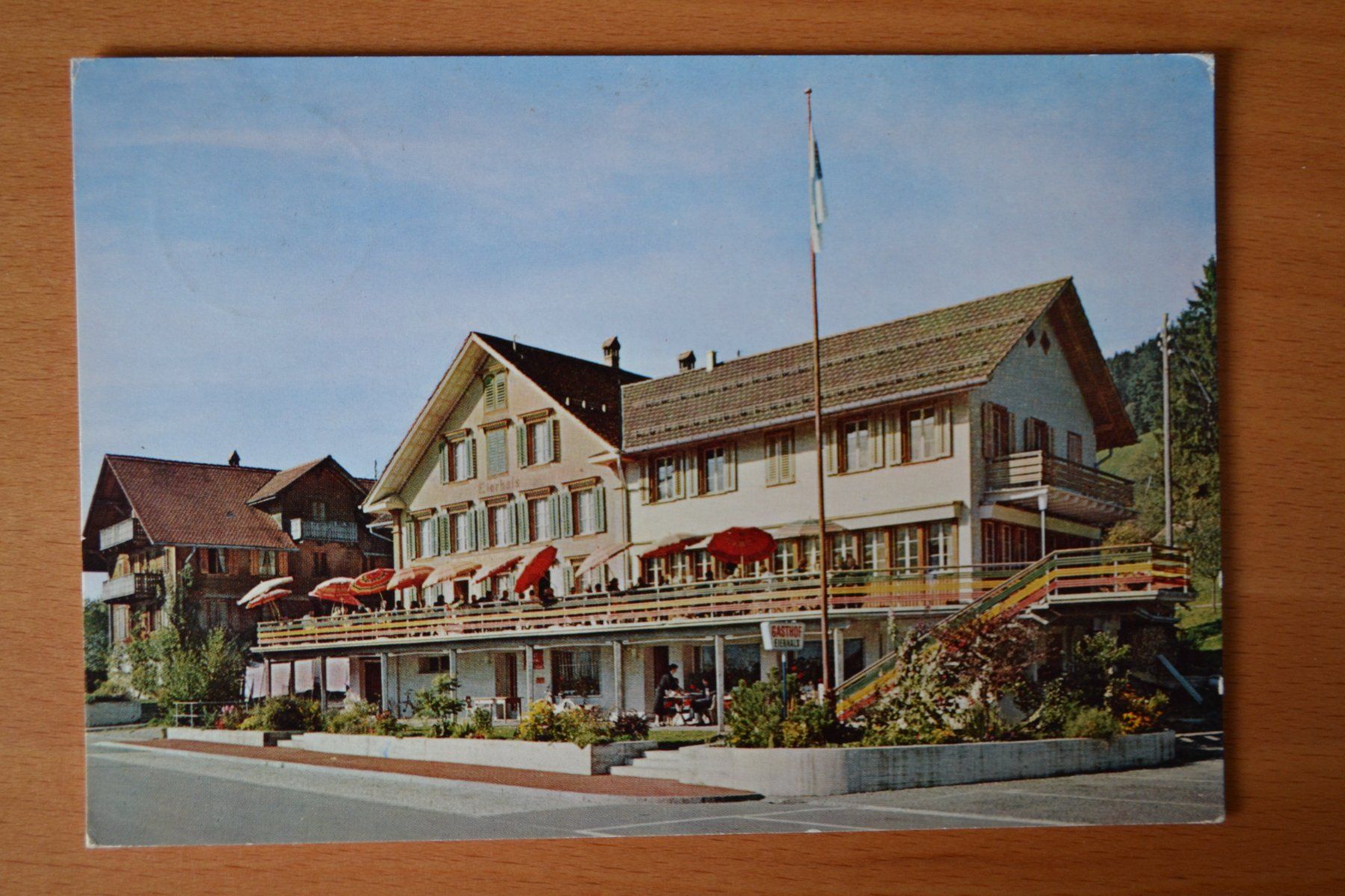 Cartoline postali: AK Morgarten Restaurant Eierhals – Usato da Beinwil am See venduto da kajak55