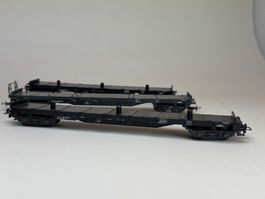 Liliput drei Container Rungen Wagons