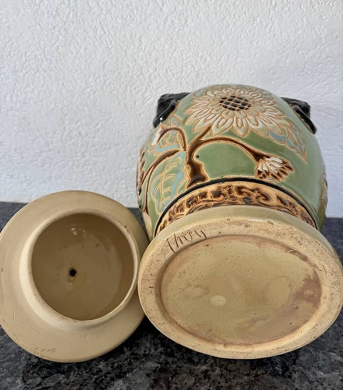 Vasi & Recipienti: Potiche en céramique avec couvercle  – Usato da Boussens venduto da justjuju 2