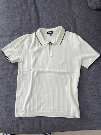 Express Polo Shirt Herren Weiss M