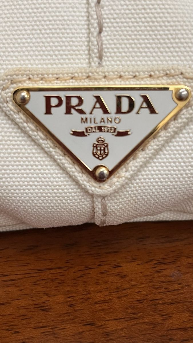 Prada Borse da donna: Prada Canvas Bag XL / beige – Usato da Basel venduto da marinaliane 2