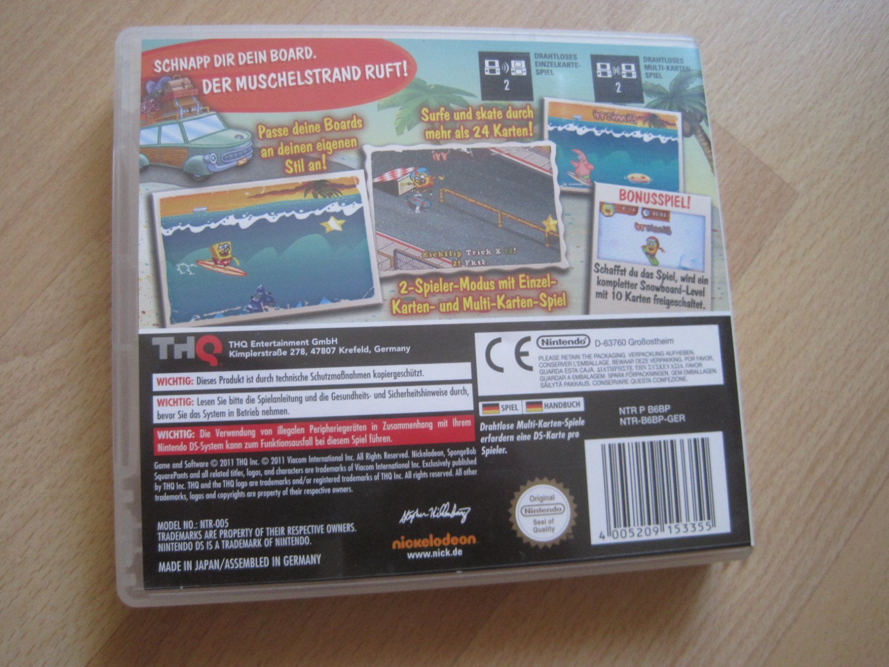 Nintendo Giochi: Spongebob Surf & Skate  Spiel DS Nintendo – Usato da Gossau SG venduto da Noryflory 1