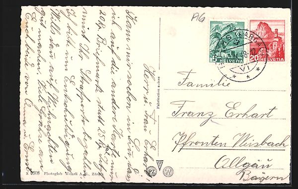 Cartoline postali: AK Aarau, Bahnhofstrasse mit Drogerie – Usato da Berlin venduto da bartko-reher 1