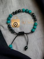 Armband Perlenarmband Herren Lava Perlen Schmuck Armschmuck