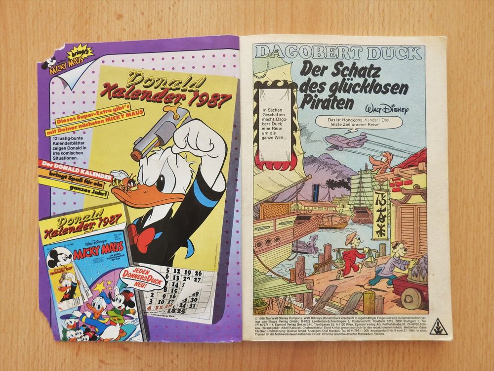 Comic-Heft, Donald Duck, Nr. 373, 1986, 1. Auflage | Kaufen auf Ricardo