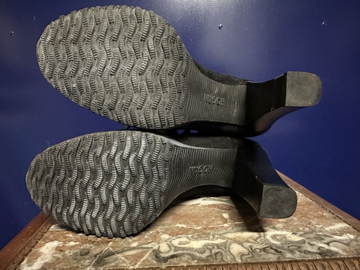 Hogan Chaussures femmes: Bottines hauts talons HOGAN, daim noir taille 37. – D'occasion à Genève par Tom6 6