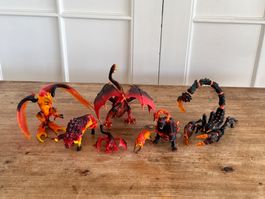 Schleich Eldrador Feuerwelt Lavaskorpion Drachen Höllenhund