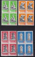 Viererblockserie Pro Patria 1940 B3 - B6 ** 20.3.1940