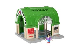BRIO Holzeisenbahn „Bahnhof mit Sound"