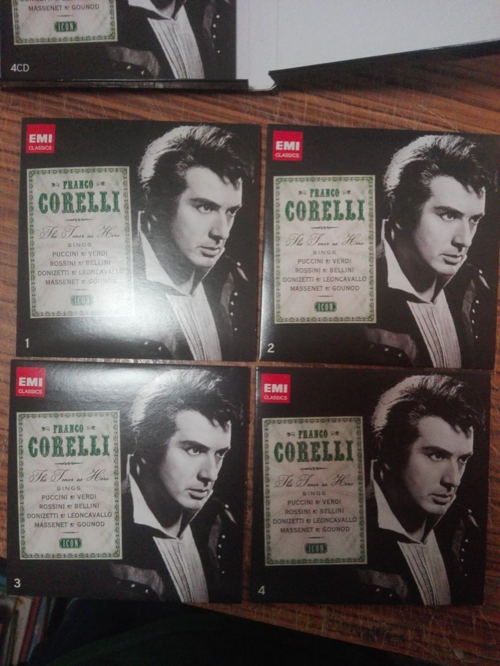 CD: Franco Corelli - The Tenor as Hero   (4-CD Box) – Usato da St. Gallen venduto da elk2020 2