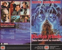 Blutige Hände - Dazu bestimmt zu morden VHS Taurus Video