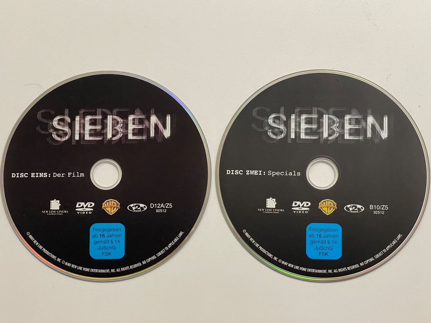 Tutti i DVDs: Sieben Se7en-Psycho Ritual Brad Pitt – Usato da Muri b. Bern venduto da AdidasCollector 3
