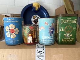 Diverse Vintage Dosen Sammlung, Deko, Rarität, Alt!