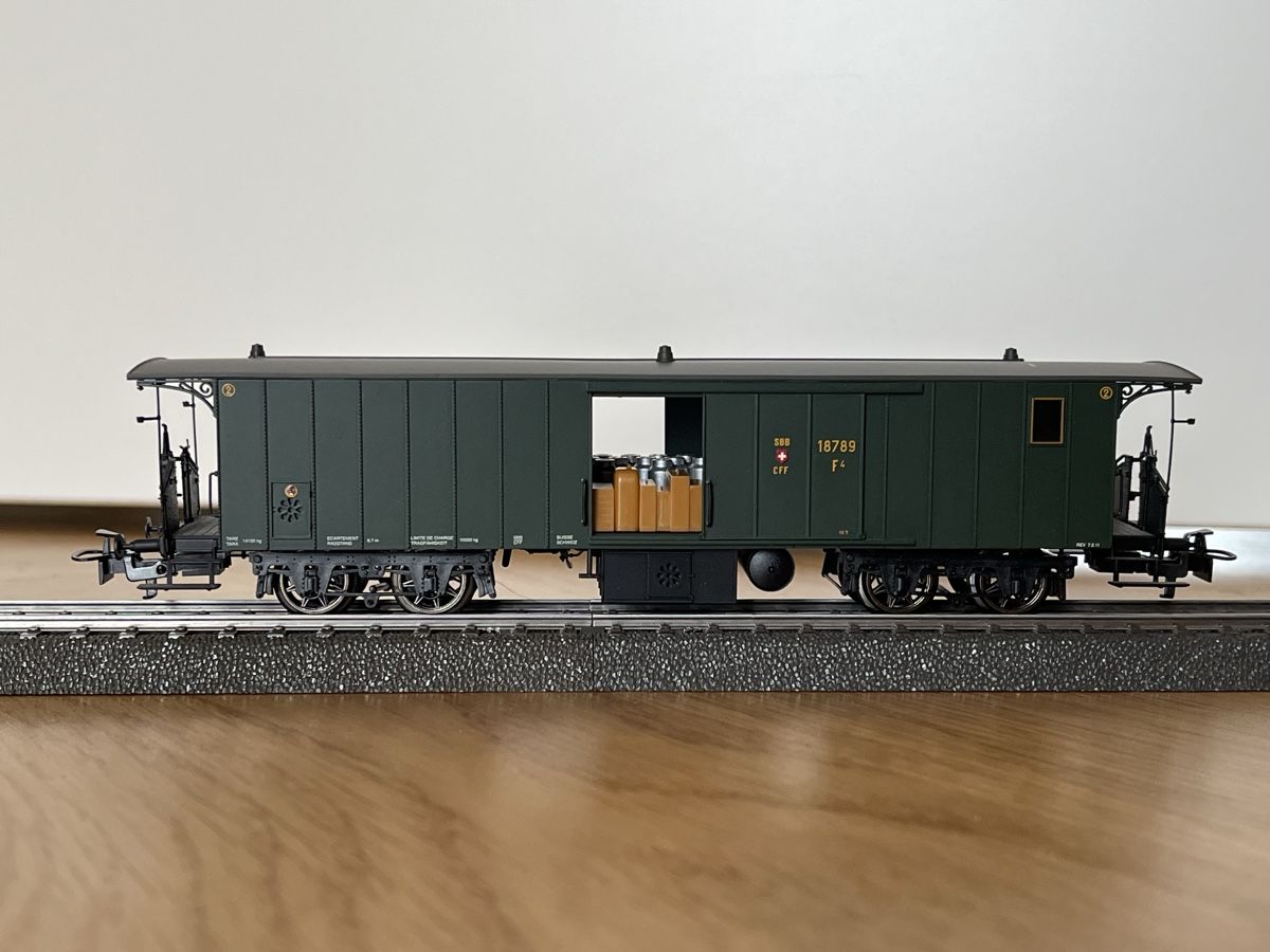 Brawa Modellini di ferrovie: SBB Gepäckwagen F4 Brawa SoSe – Usato da Basel venduto da Re620_11627 3