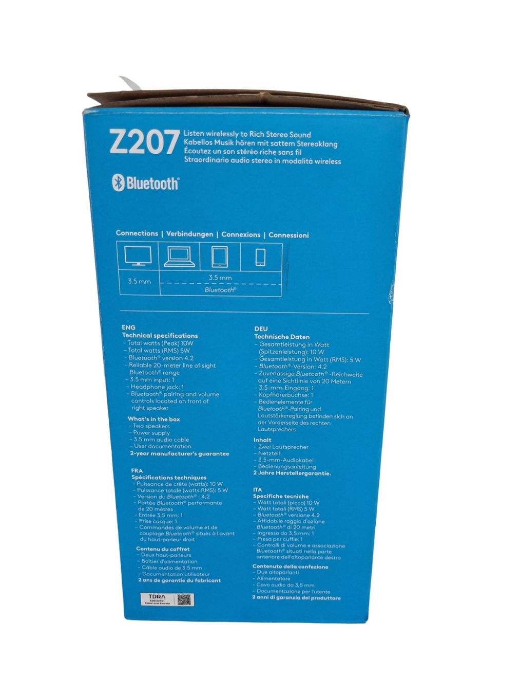 Logitech Lautsprecher: LOGITECH Musikboxen Z207 – Neu (gemäss Beschreibung) aus Wangen b. Olten von Restwert_Wangen 3