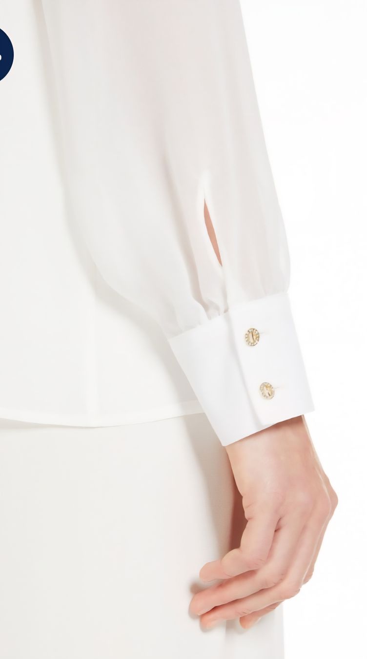 Max Mara Camicette: Max Mara Studio Seidenbluse mit Schleife, Gr. 36 Top! – Usato da Zürich venduto da tachermann 2